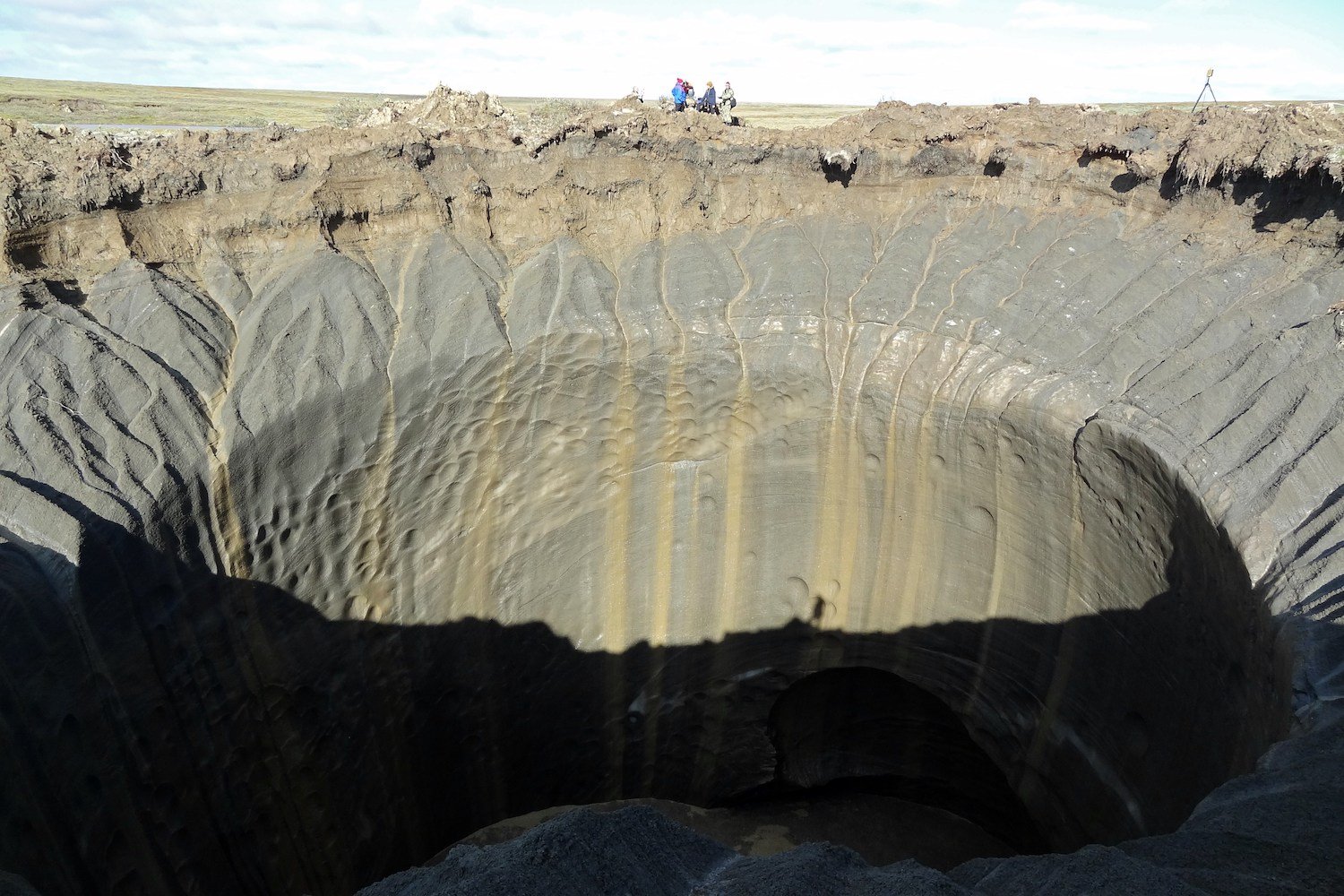 Image of a Siberian crater