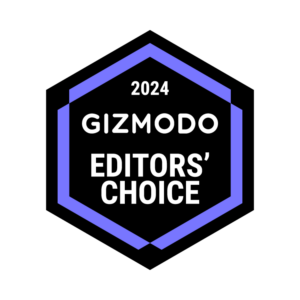 Gizmodo Editors Choice Logo 2024 Black badge