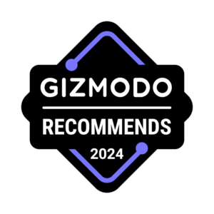 Gizmodo Recommends Logo 2024 Black badge